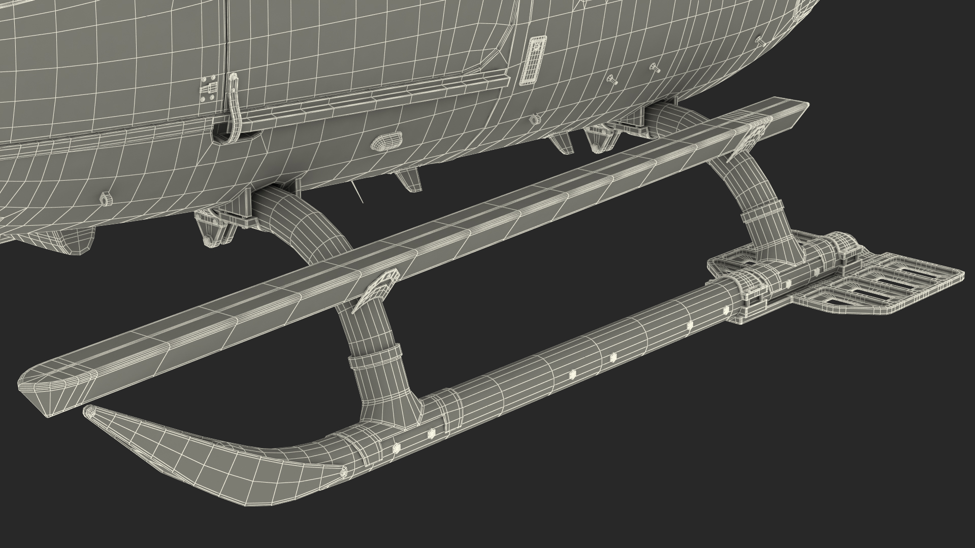 3D Eurocopter H-72 Lakota Helicopter model