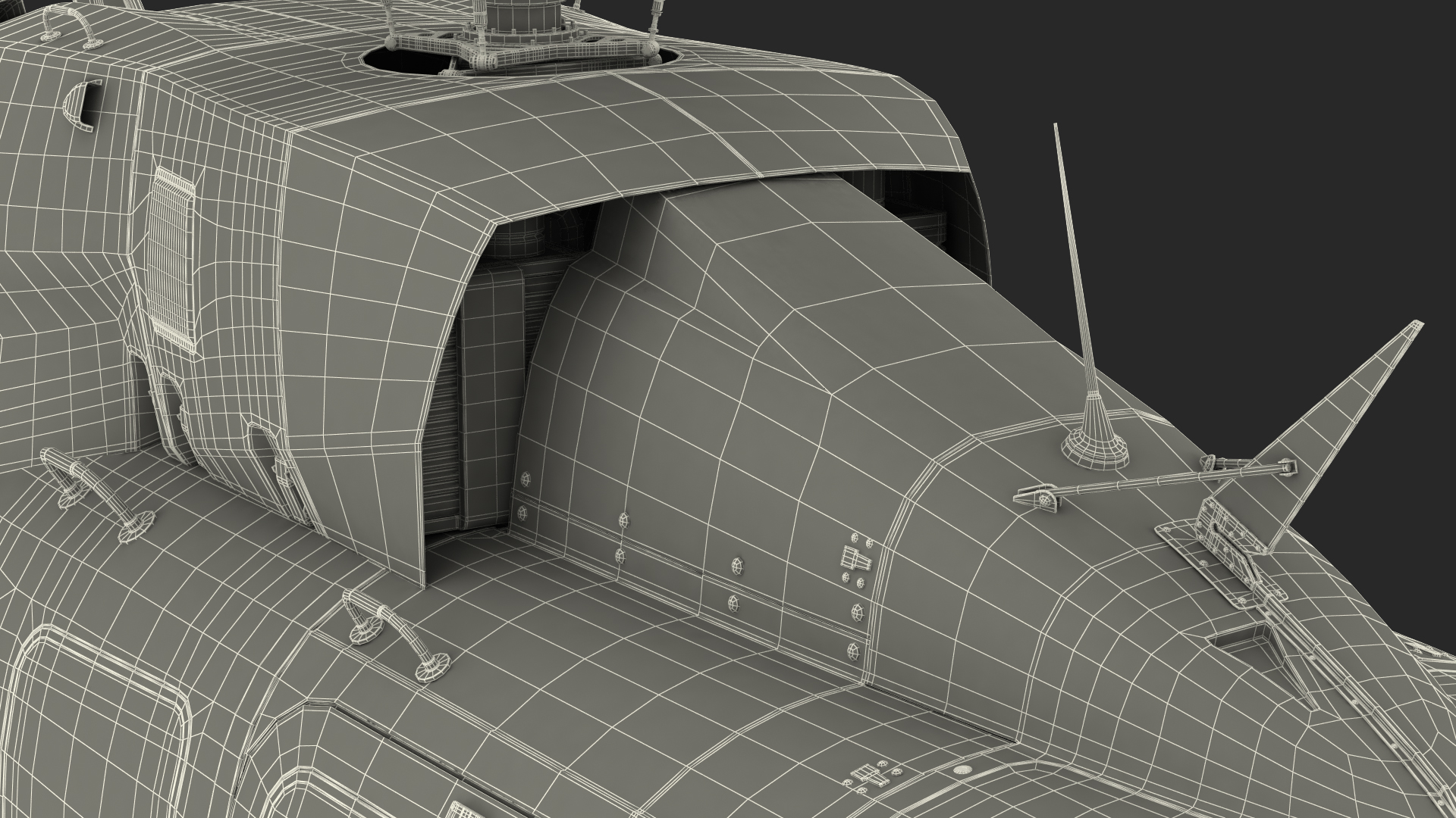 3D Eurocopter H-72 Lakota Helicopter model
