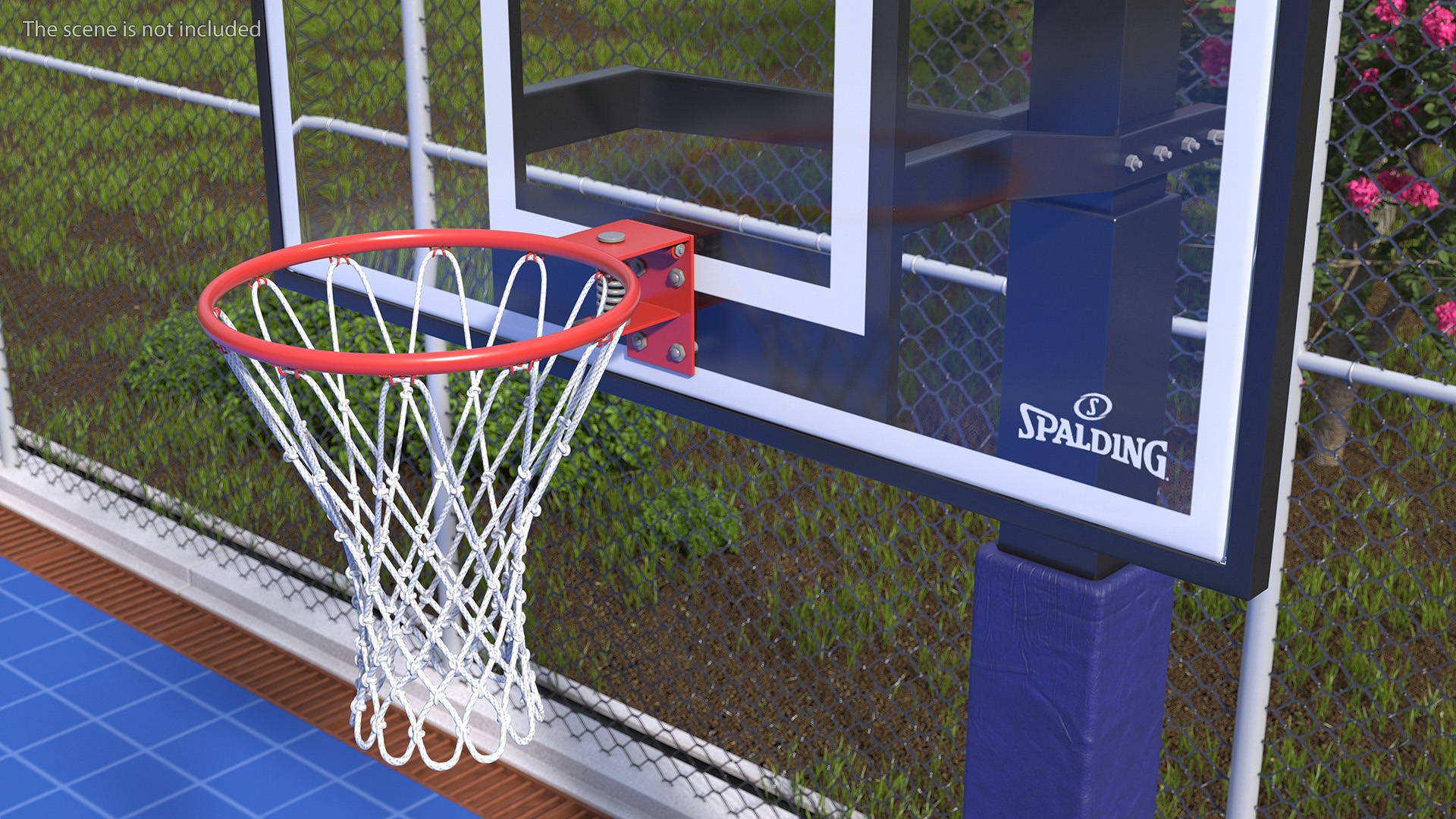 3D model Ground Outdoor Basketball Hoop