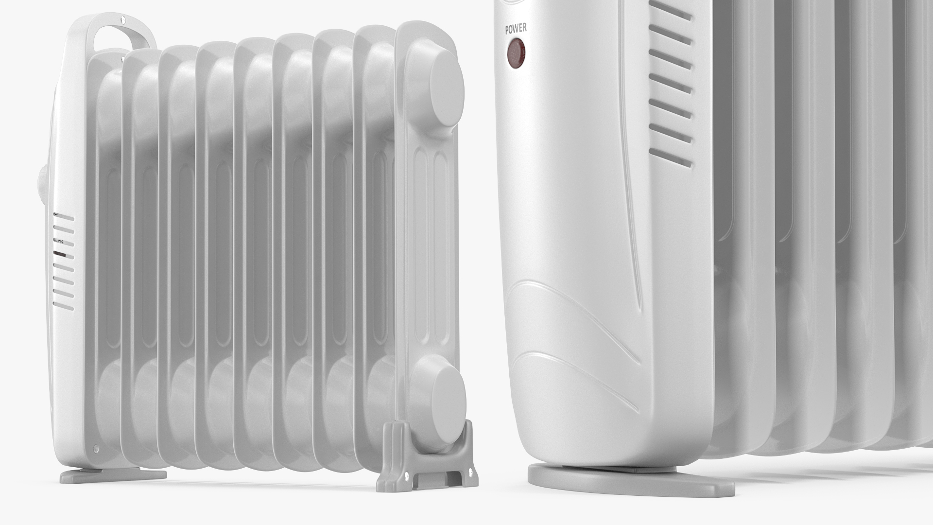 3D model Electric Heater Oil Filled Radiator