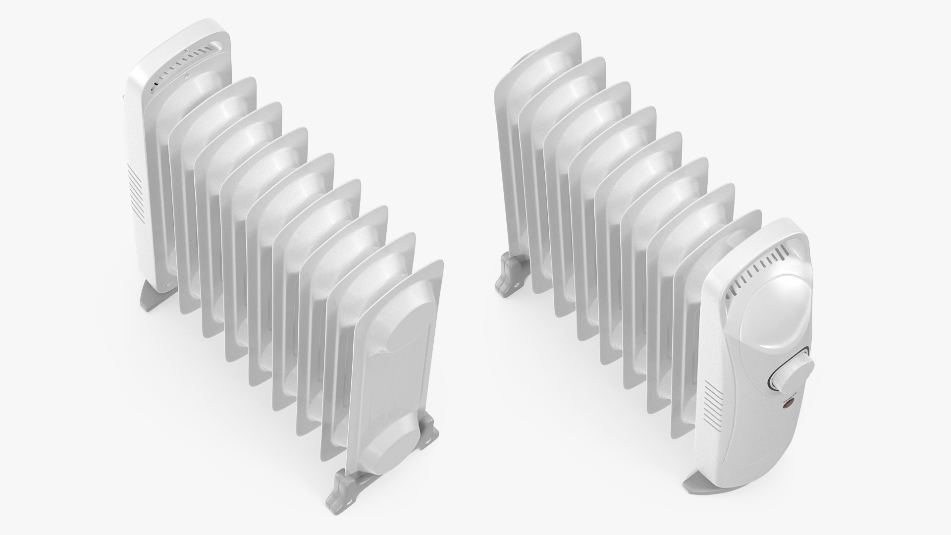 3D model Electric Heater Oil Filled Radiator
