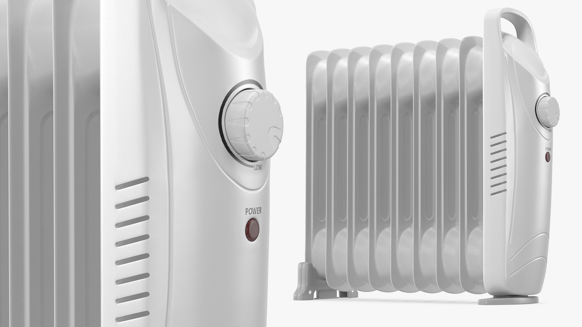 3D model Electric Heater Oil Filled Radiator