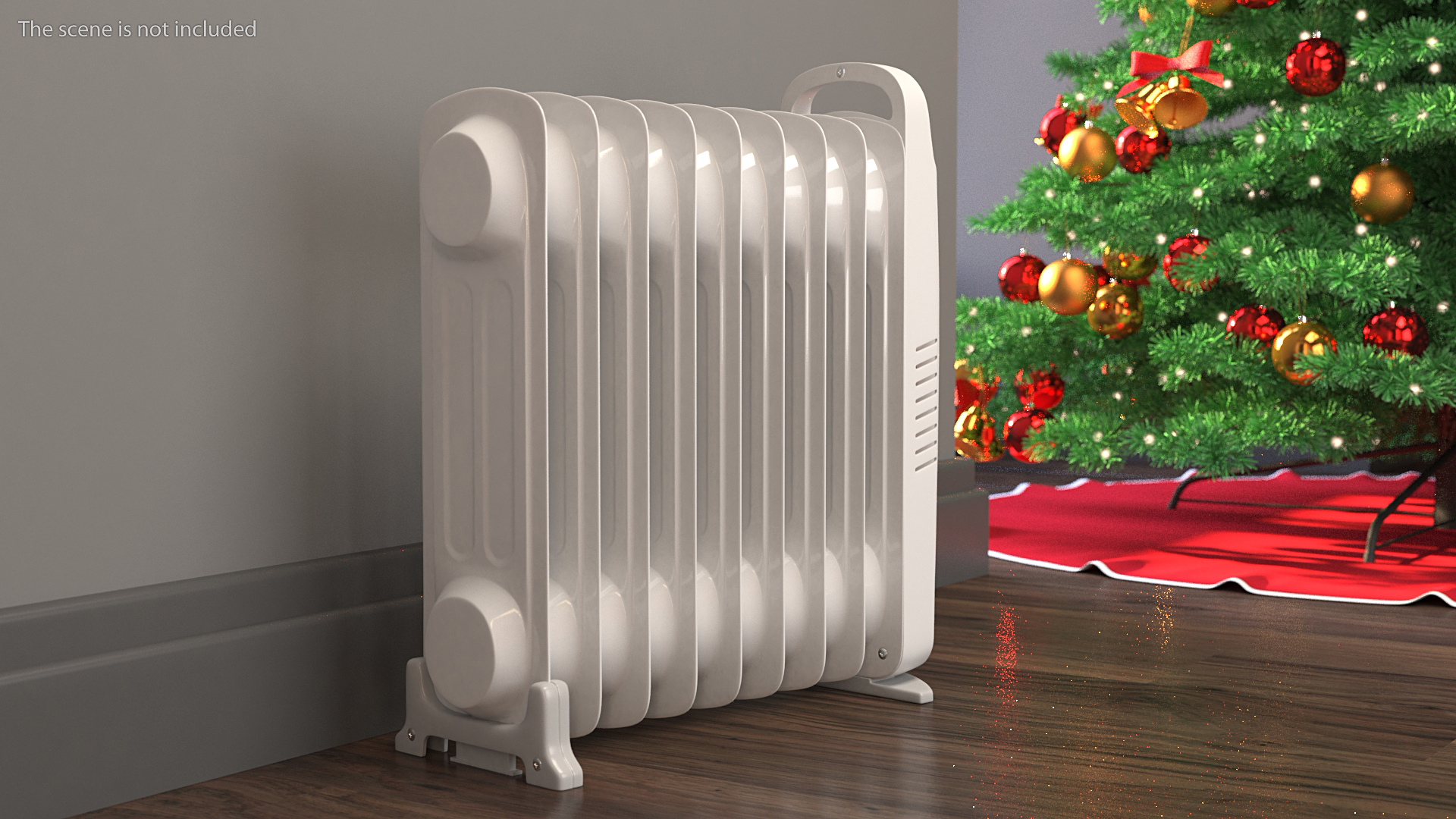 3D model Electric Heater Oil Filled Radiator