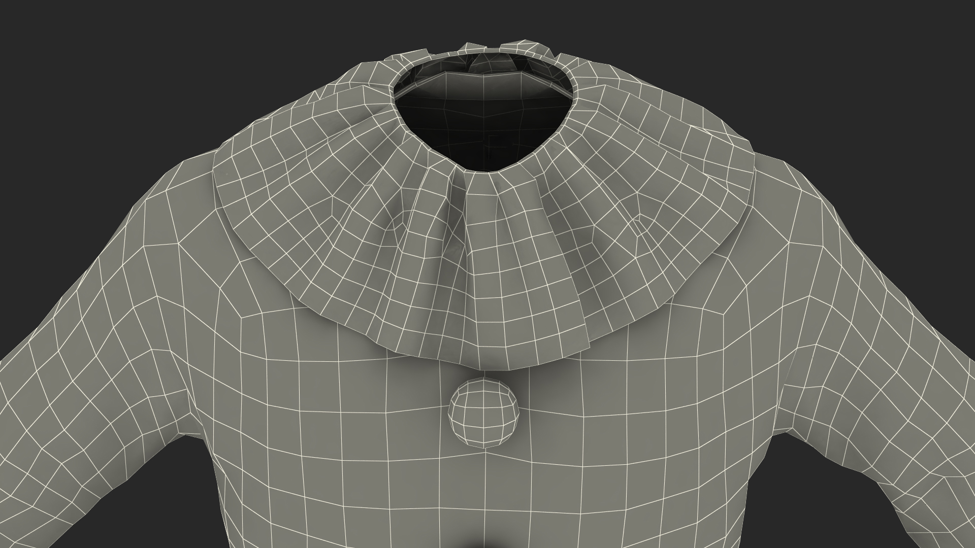 3D model Boys Clown Suit