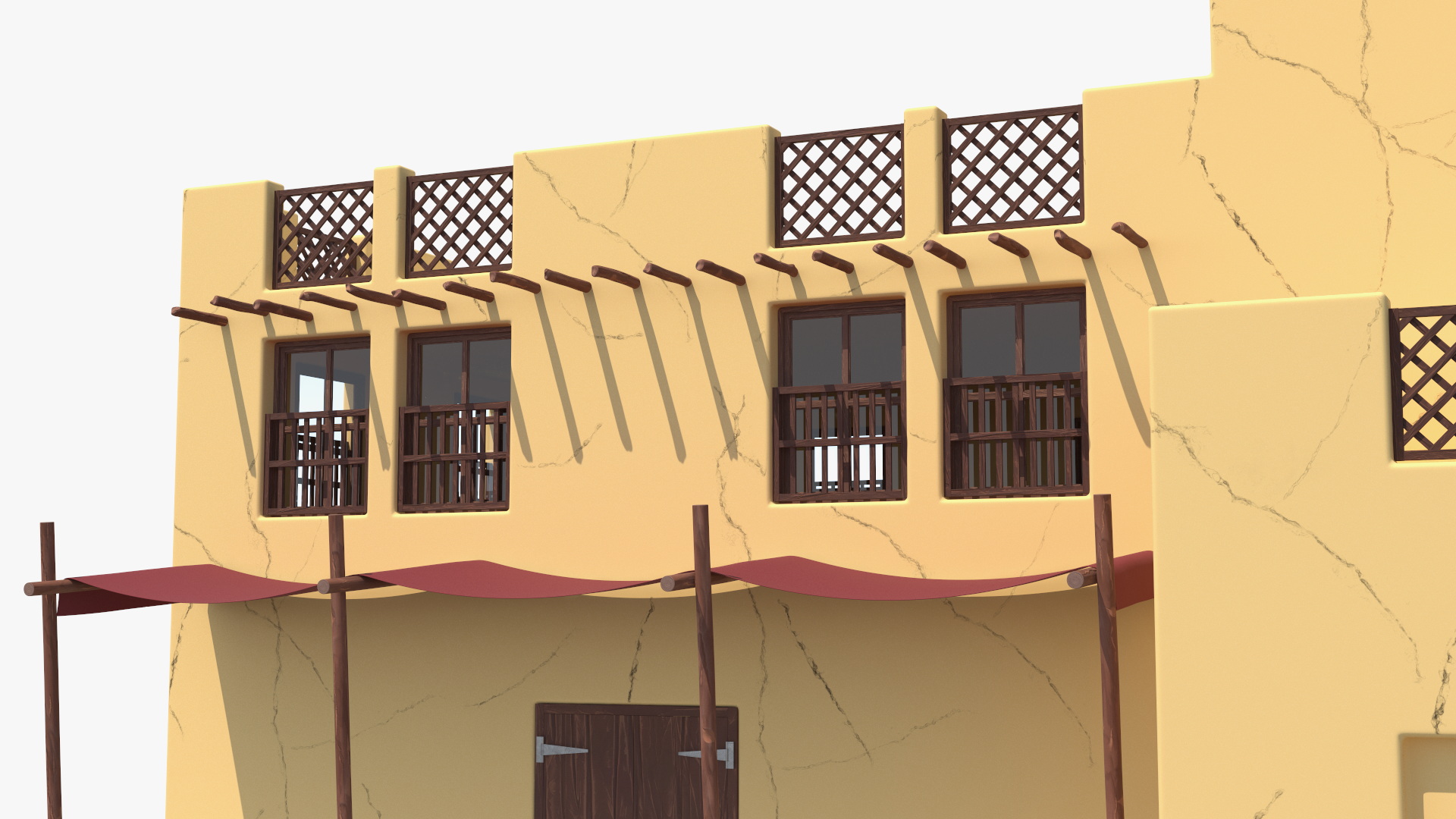 3D Cartoon Arab House model