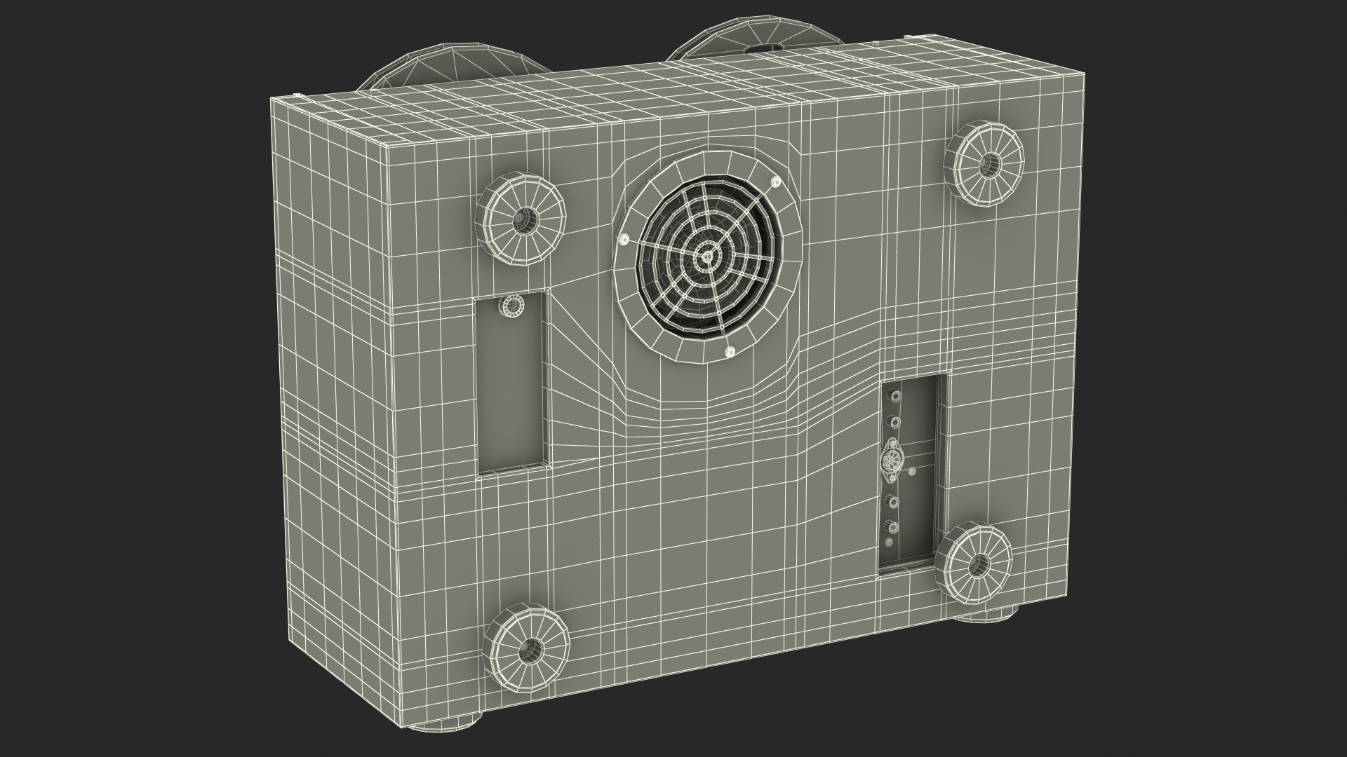 3D model Tape Recorder AKAI 4000DS
