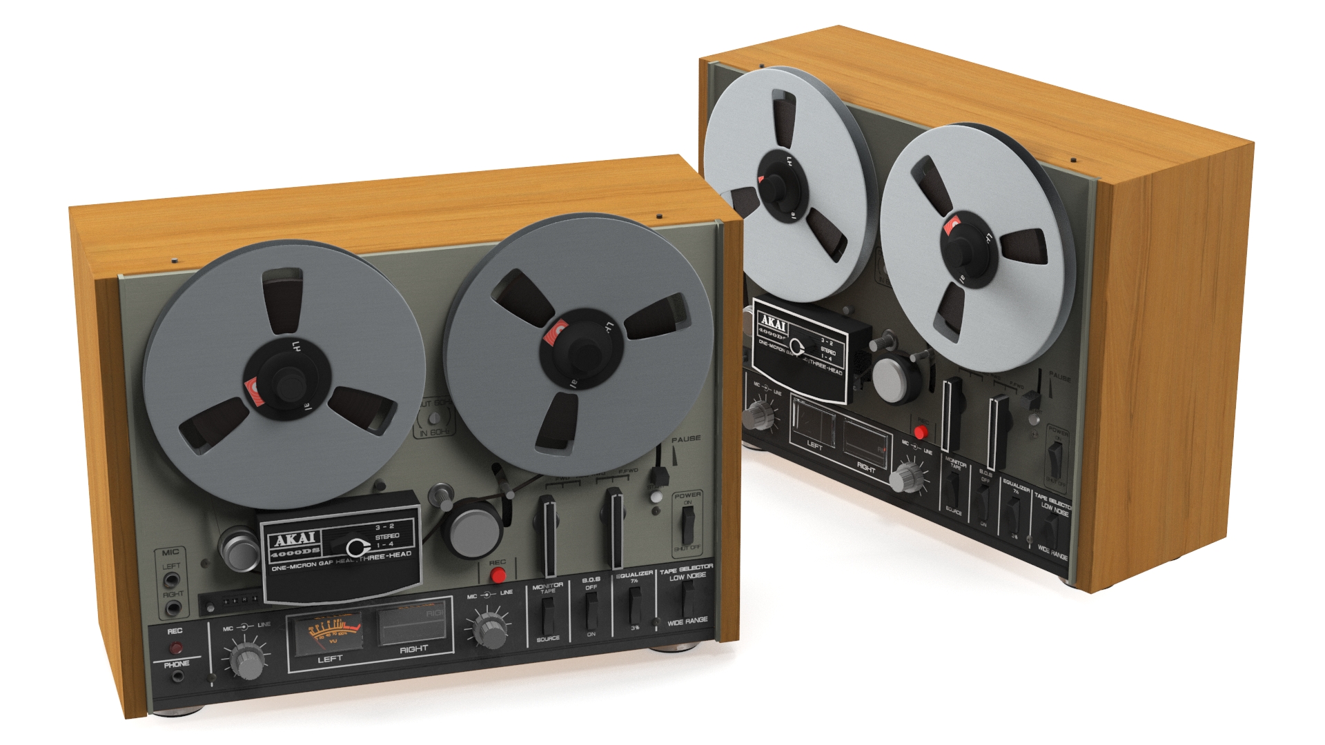 3D model Tape Recorder AKAI 4000DS