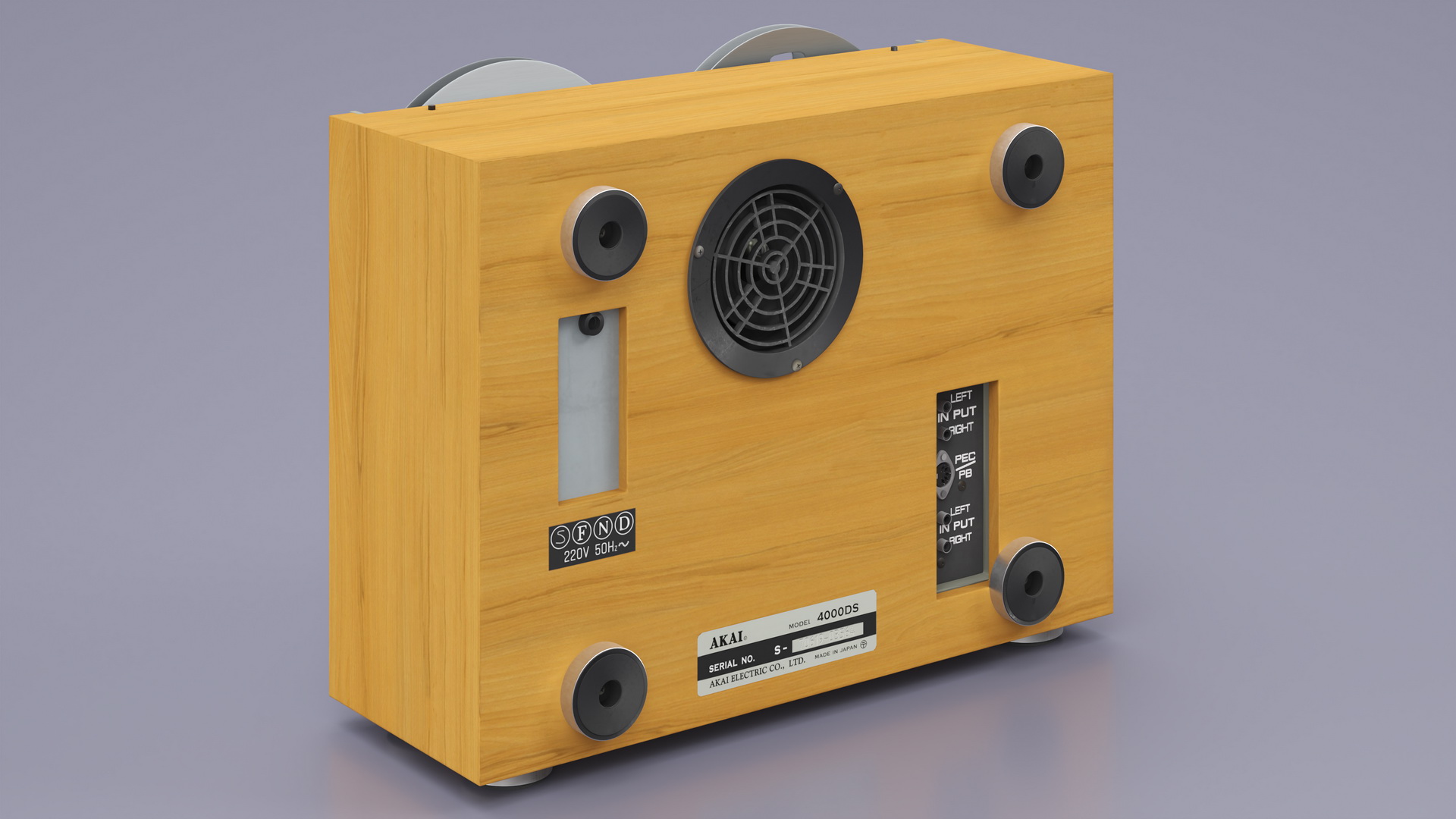 3D model Tape Recorder AKAI 4000DS
