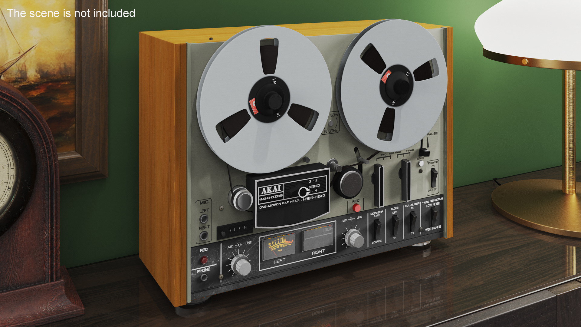 3D model Tape Recorder AKAI 4000DS