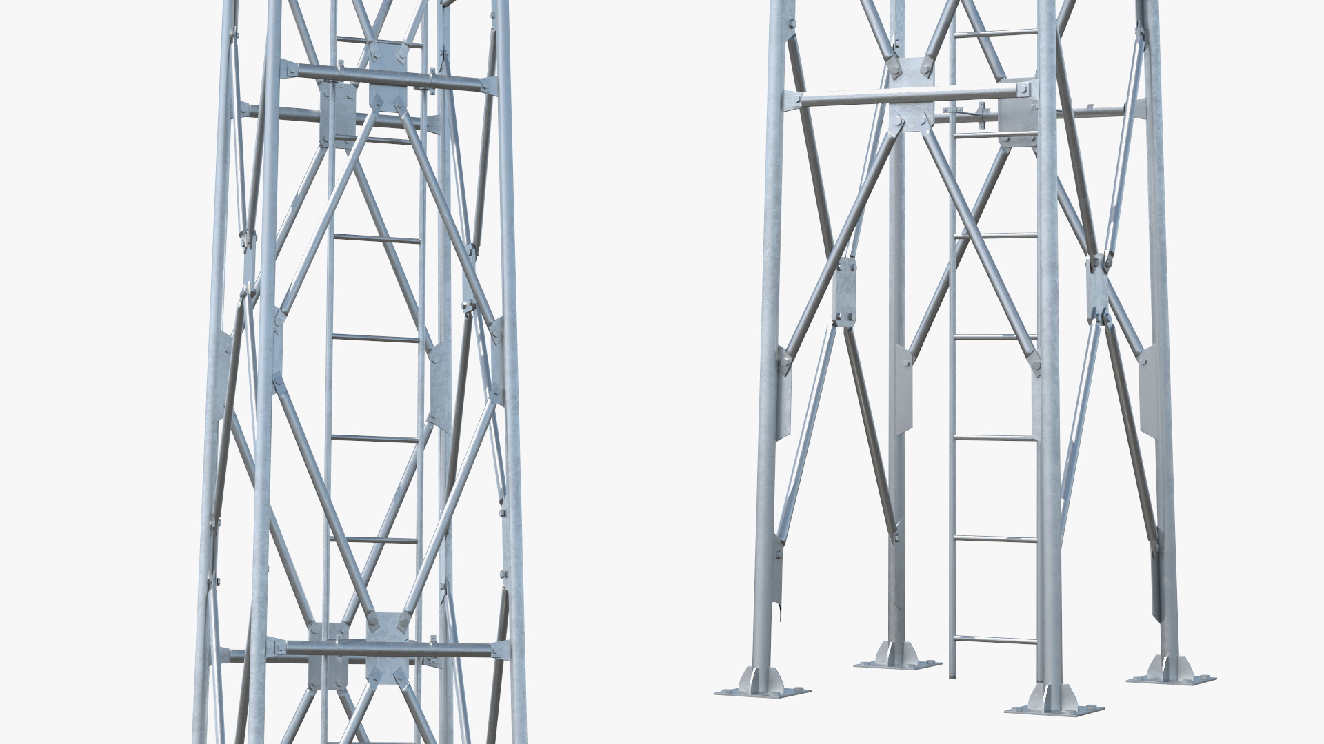 3D model Spotlights Lighting Tower