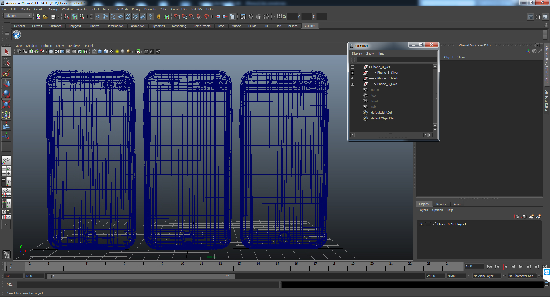 iPhone 8 Set 3D
