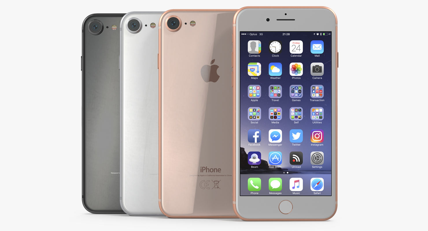 iPhone 8 Set 3D