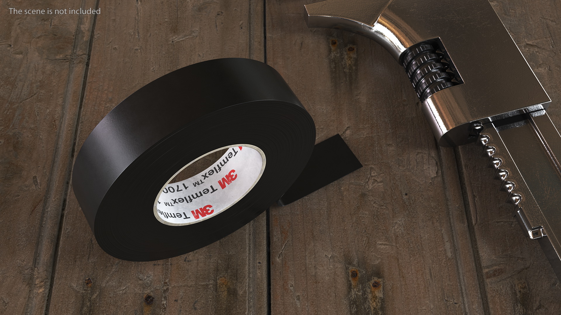 3D Temflex 1700 3M Vinyl Electrical Tape Black model