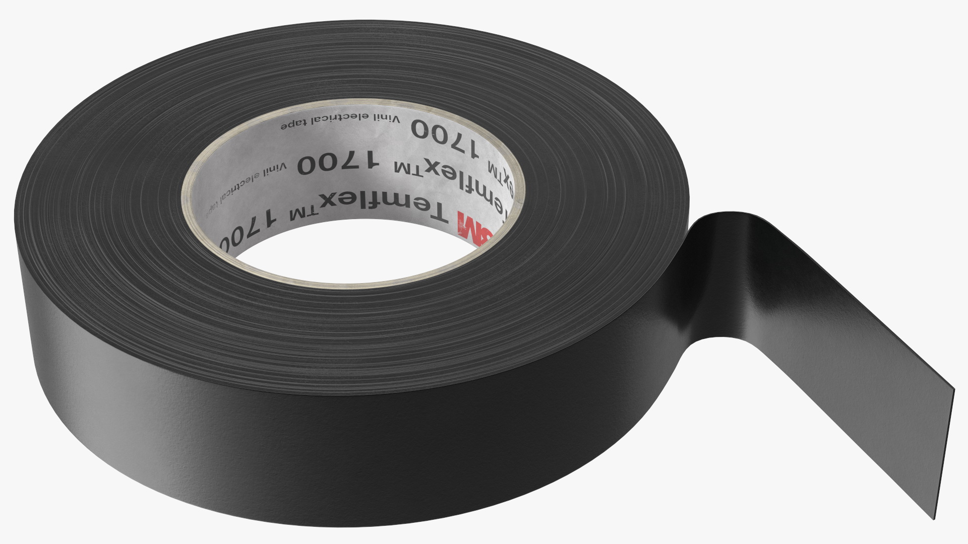 3D Temflex 1700 3M Vinyl Electrical Tape Black model