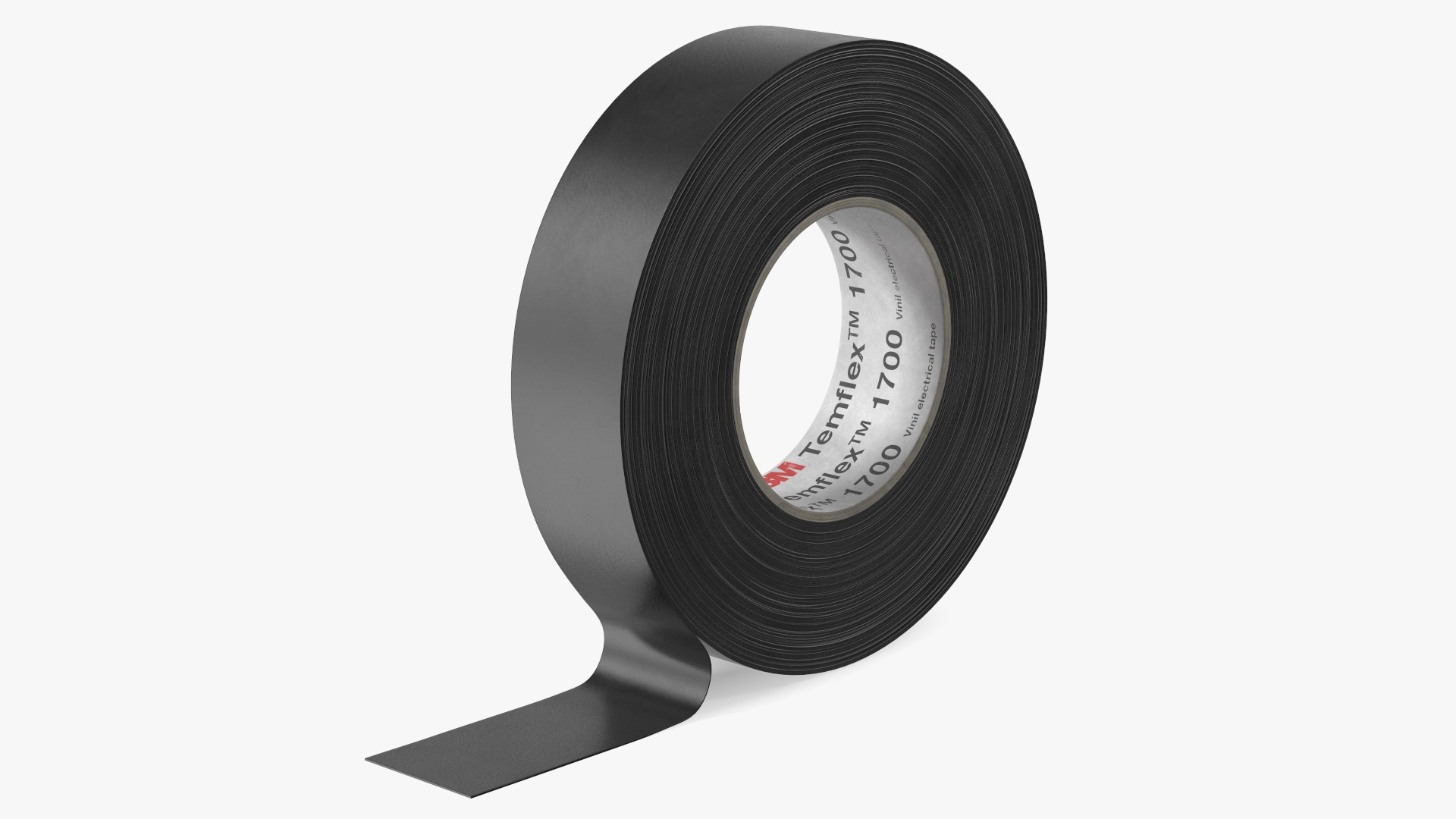 3D Temflex 1700 3M Vinyl Electrical Tape Black model