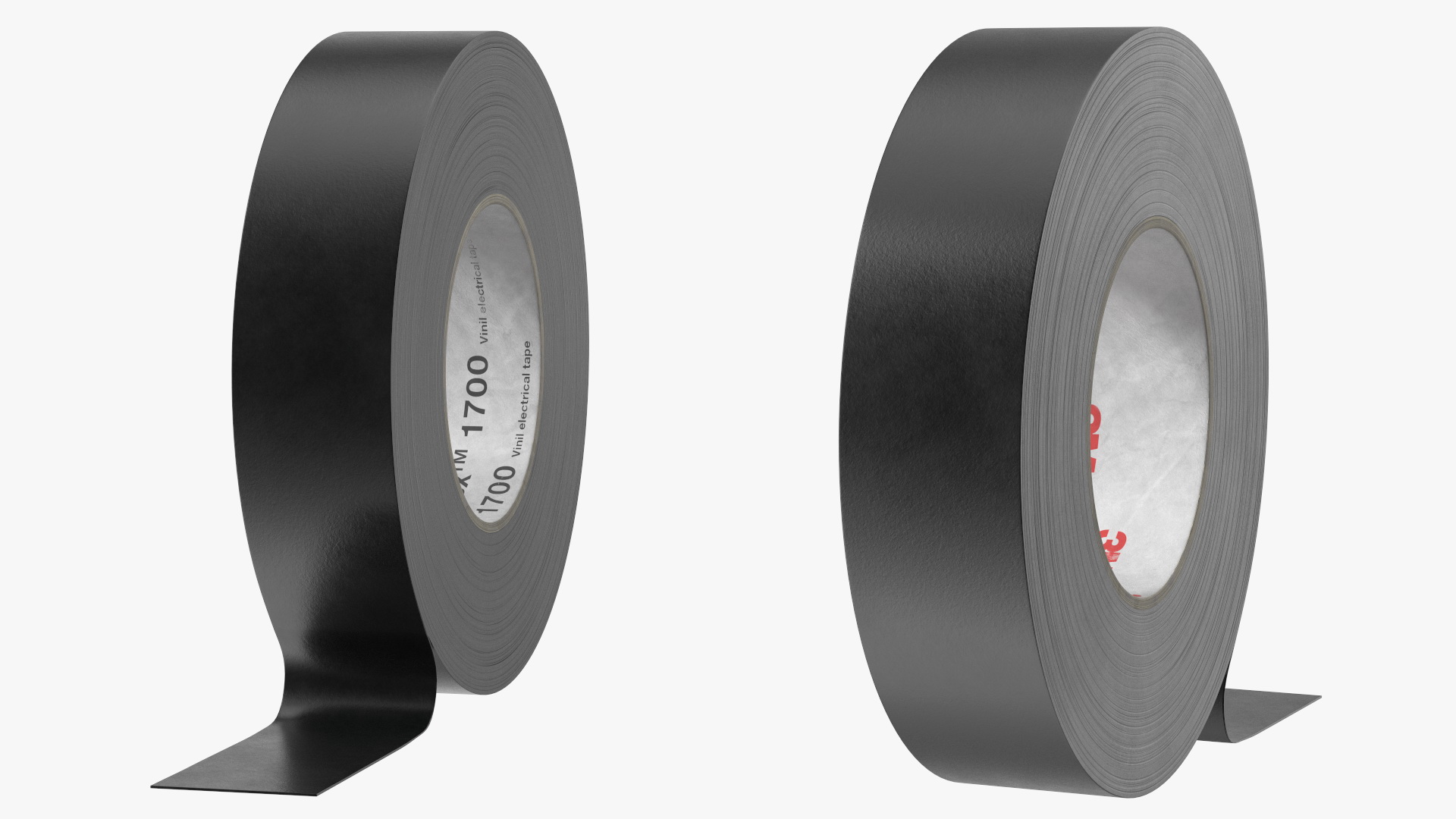 3D Temflex 1700 3M Vinyl Electrical Tape Black model