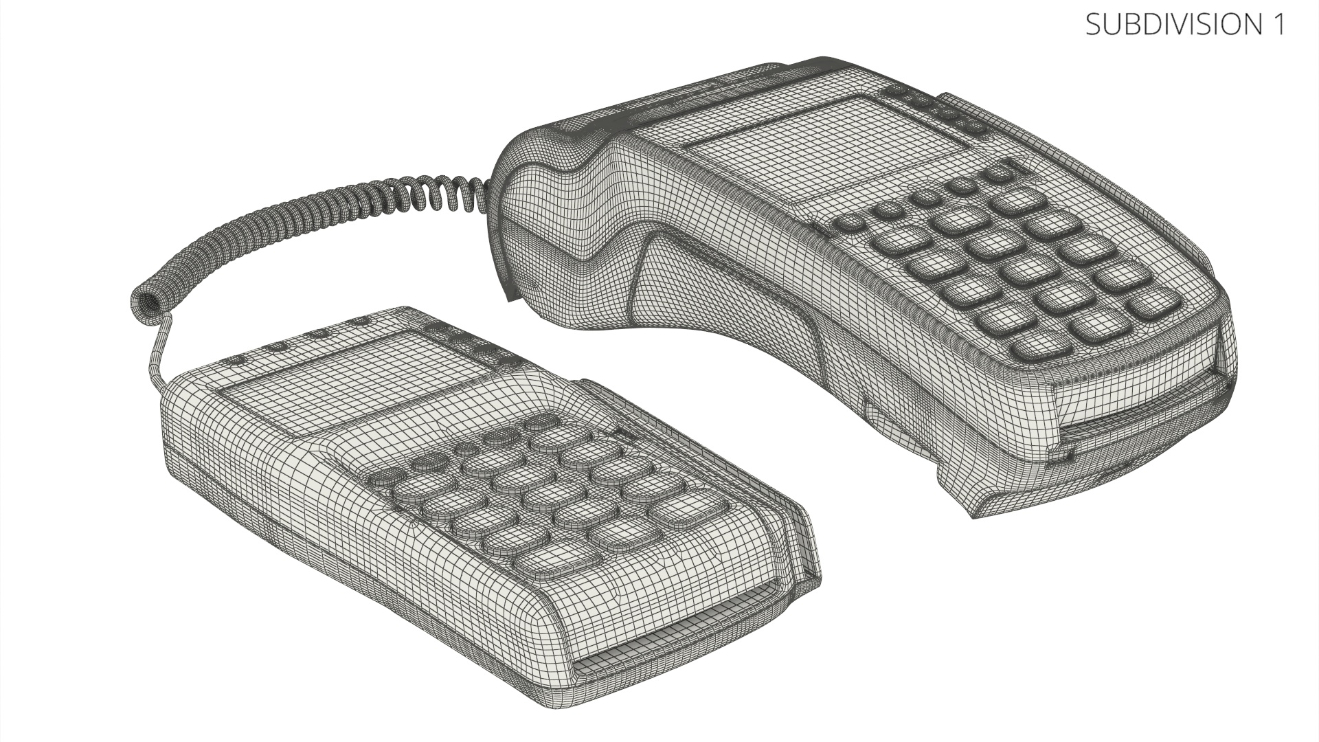 Verifone VX805 Card Reader with Coiled Cable - view 8
