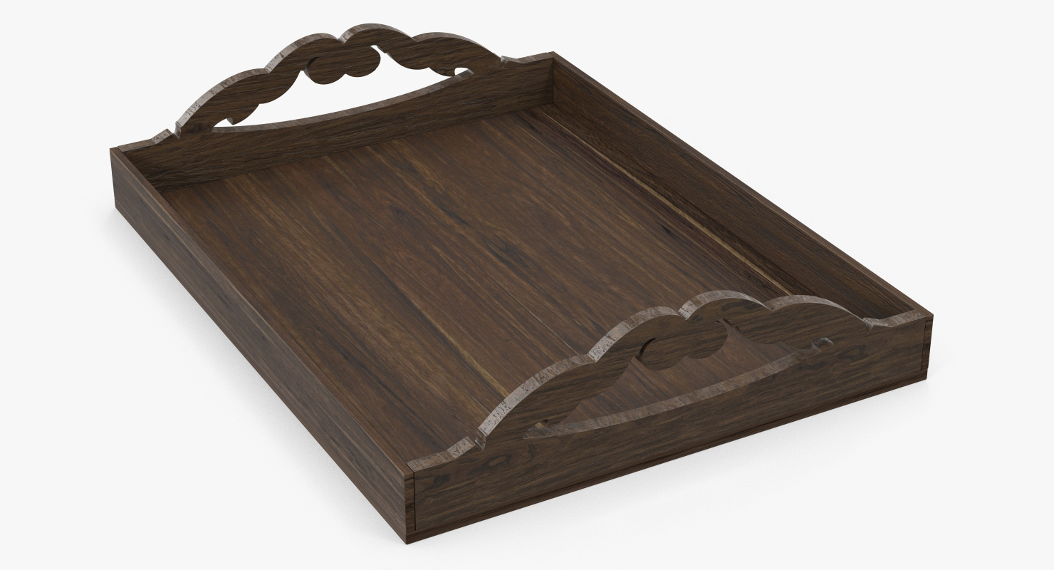 3D Wooden Tray