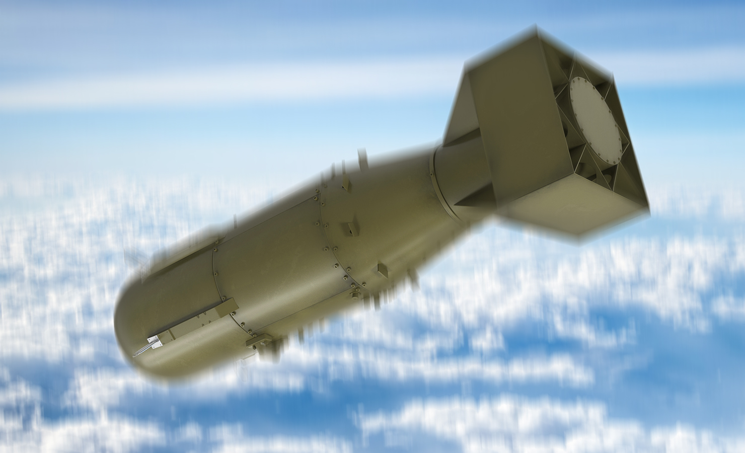 US WWII Aerial Bomb 3D model