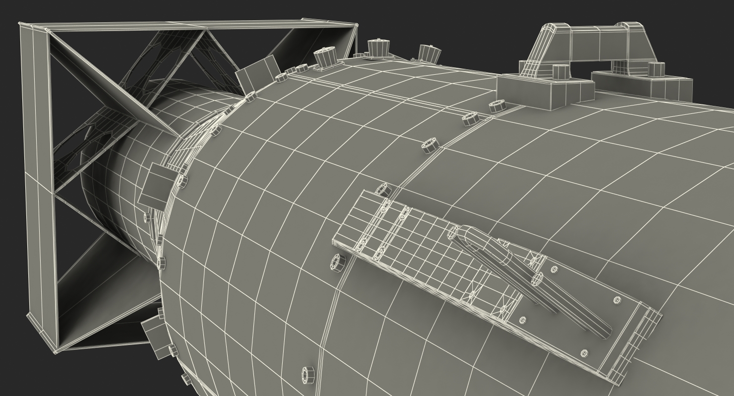 US WWII Aerial Bomb 3D model
