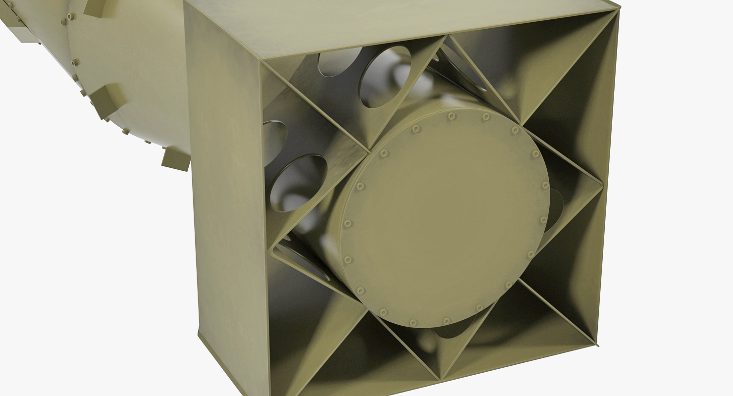 US WWII Aerial Bomb 3D model