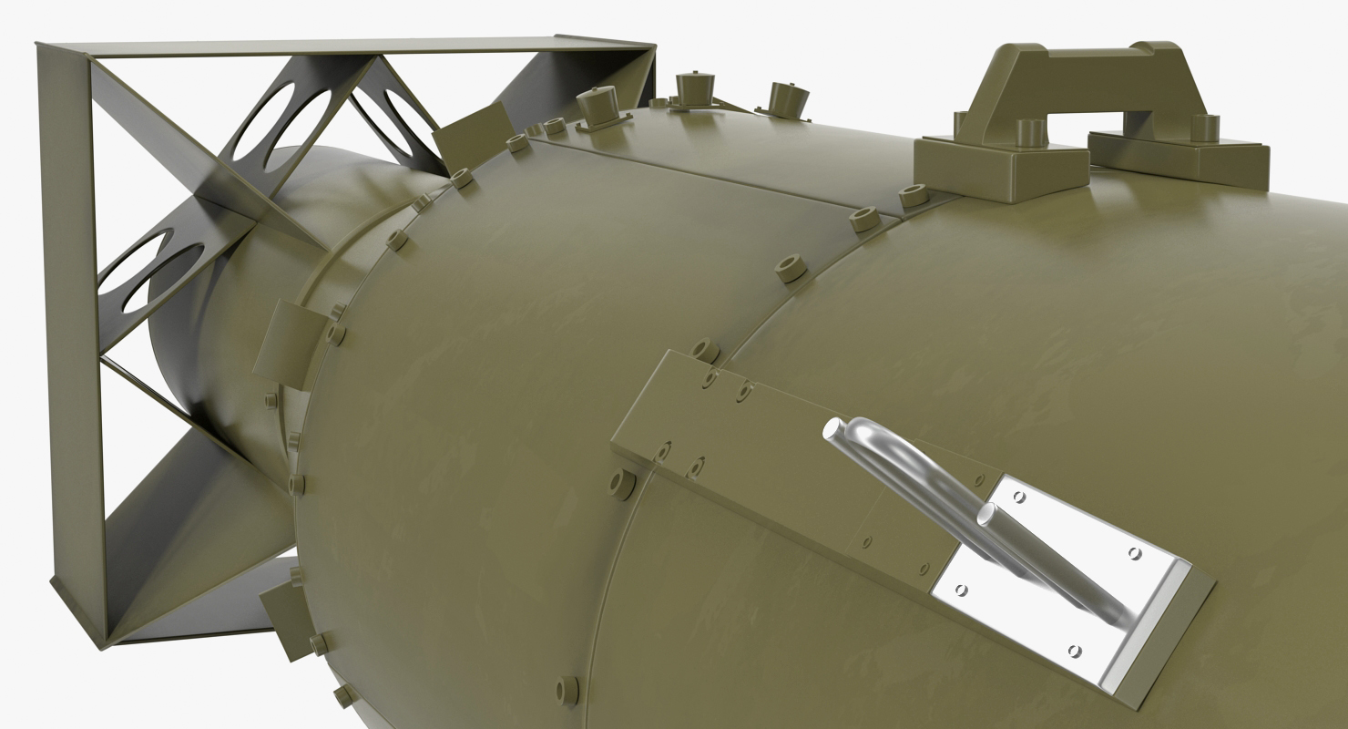 US WWII Aerial Bomb 3D model