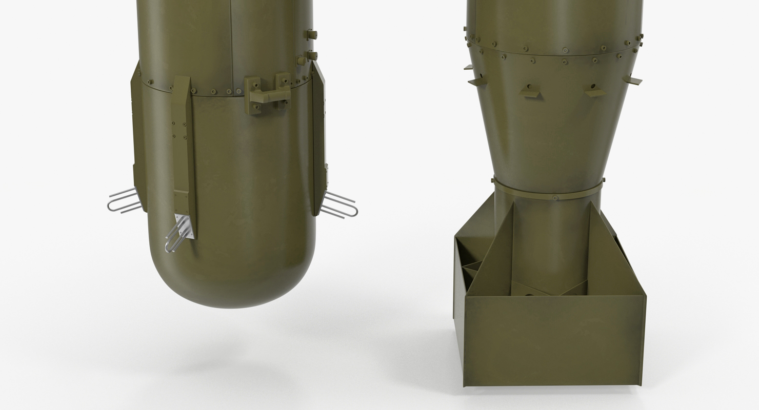 US WWII Aerial Bomb 3D model
