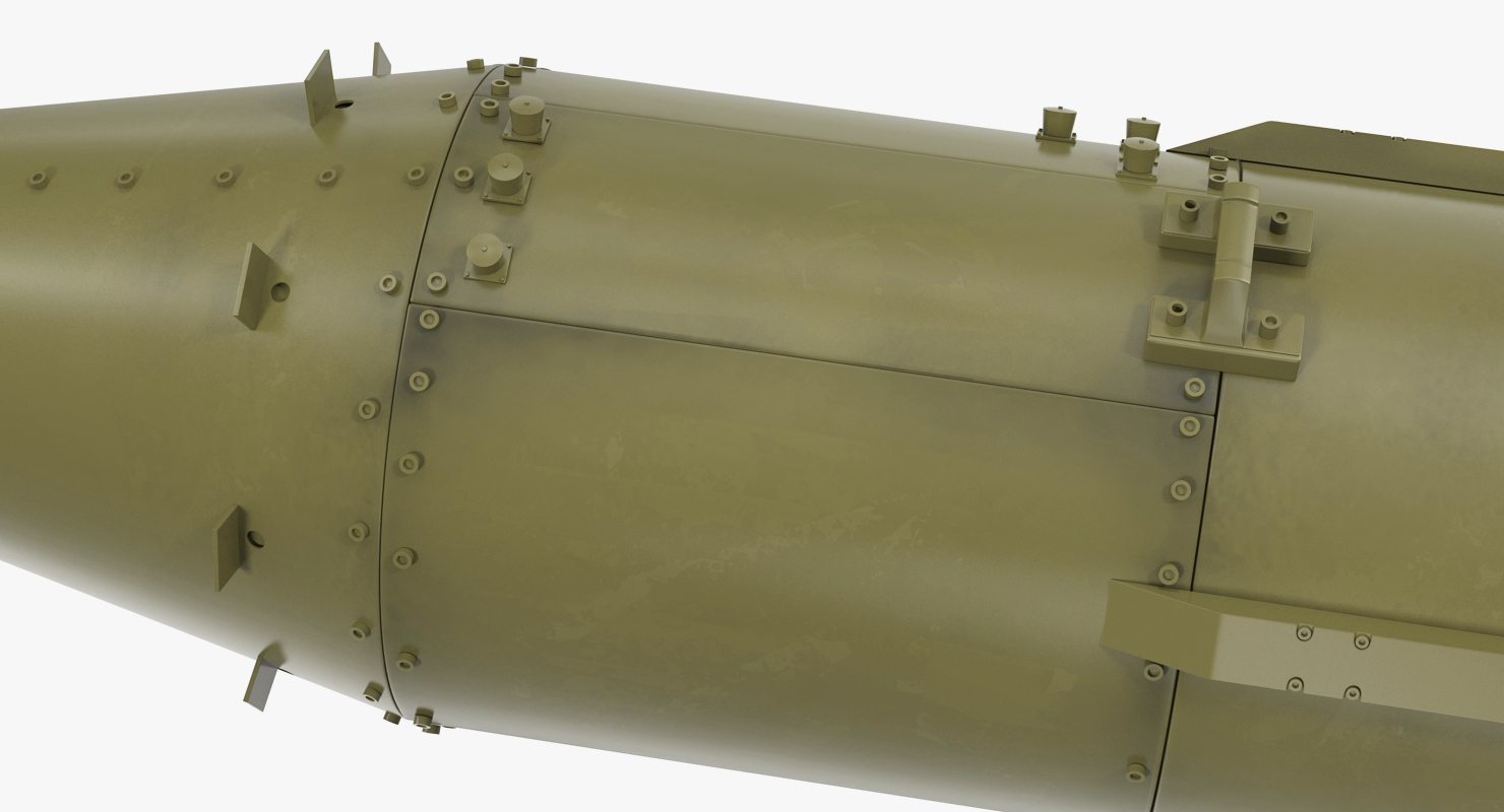 US WWII Aerial Bomb 3D model