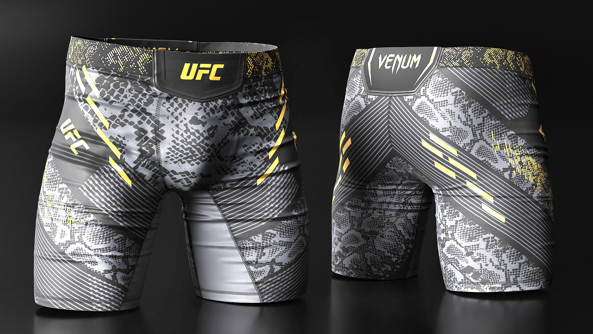 3D UFC Fight Shorts