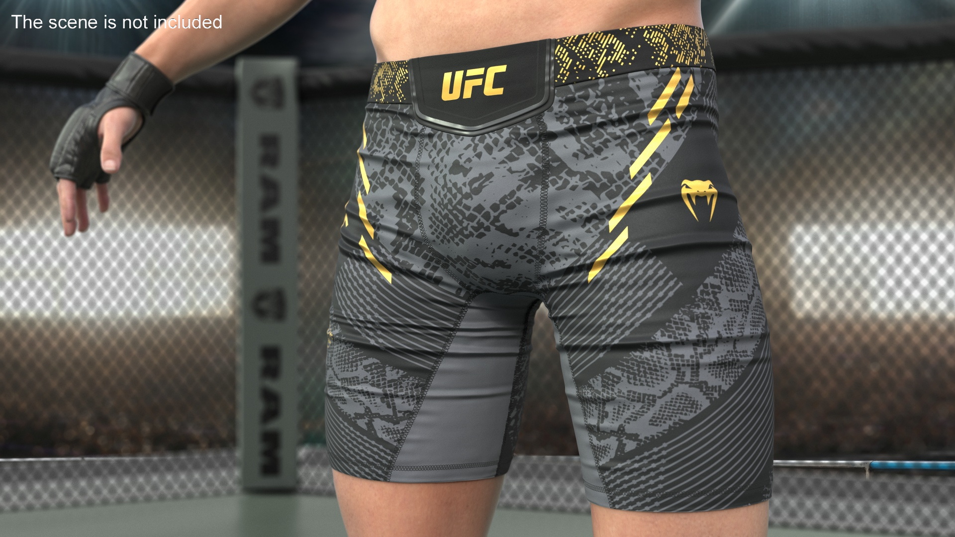 3D UFC Fight Shorts