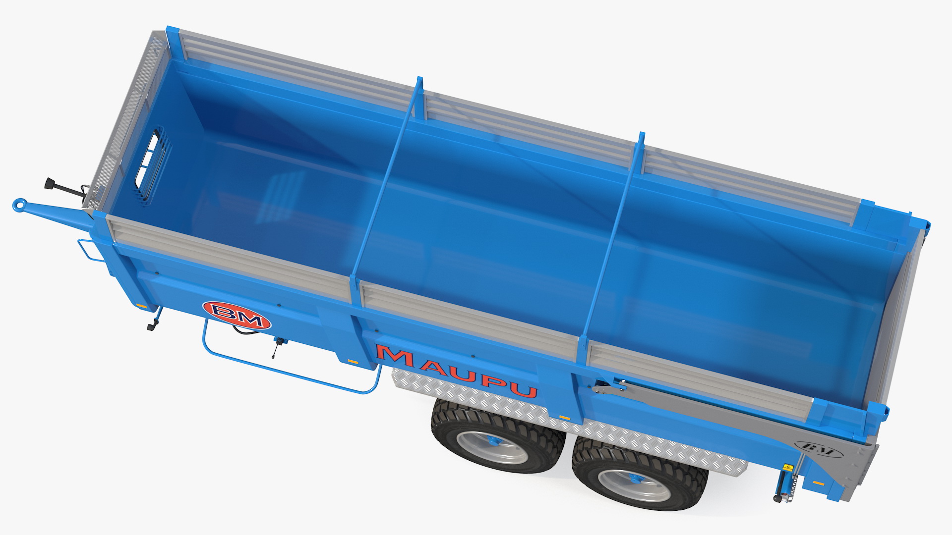 3D Tractor Claas Axion 800 with Maupu 18t Trailer