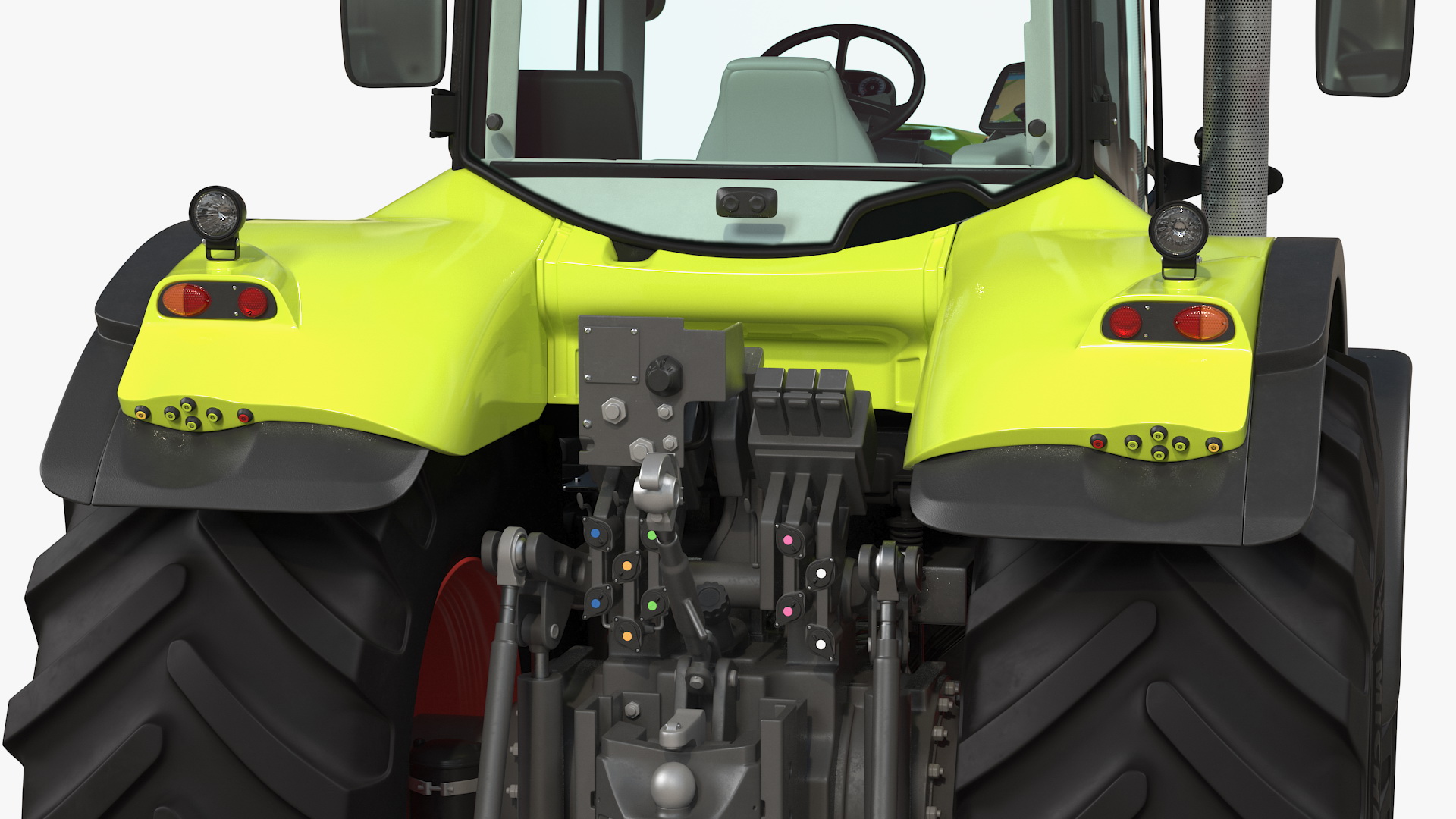 3D Tractor Claas Axion 800 with Maupu 18t Trailer