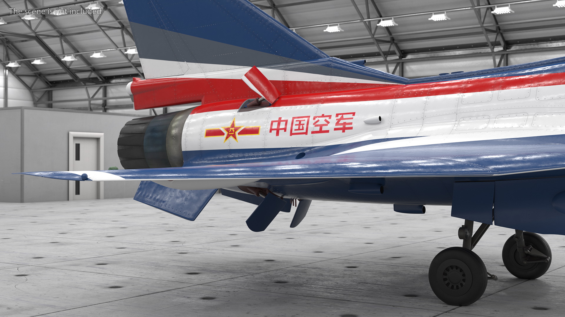 3D model PLAAF J10 Vigorous Dragon Aerobatic Team