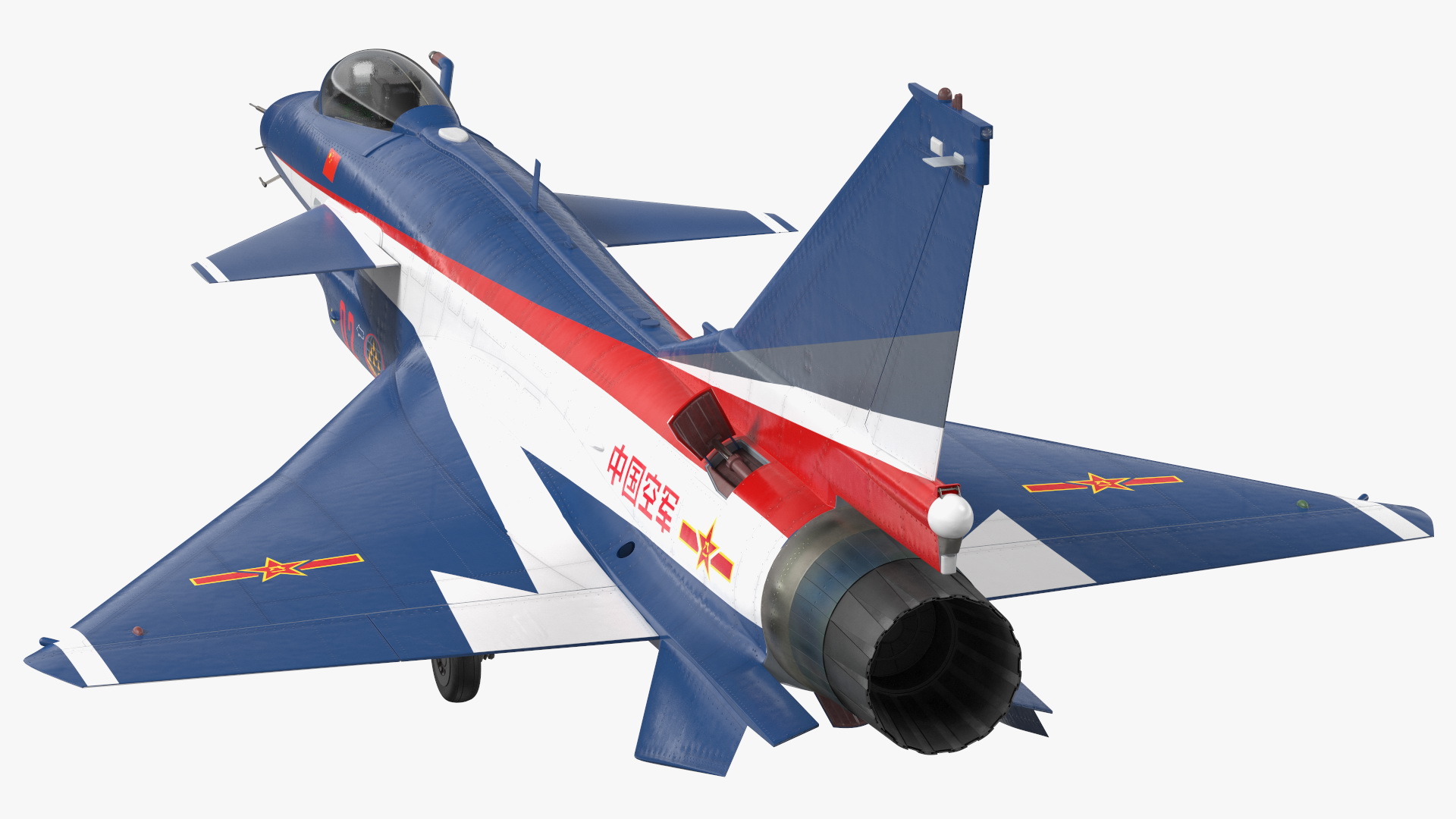 3D model PLAAF J10 Vigorous Dragon Aerobatic Team
