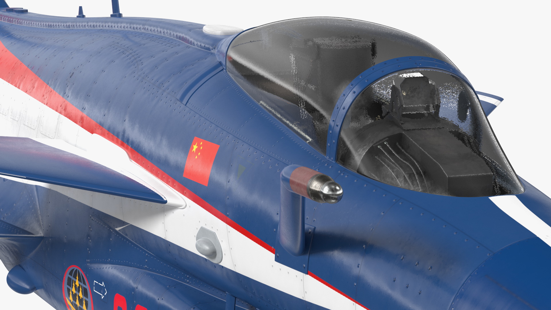 3D model PLAAF J10 Vigorous Dragon Aerobatic Team