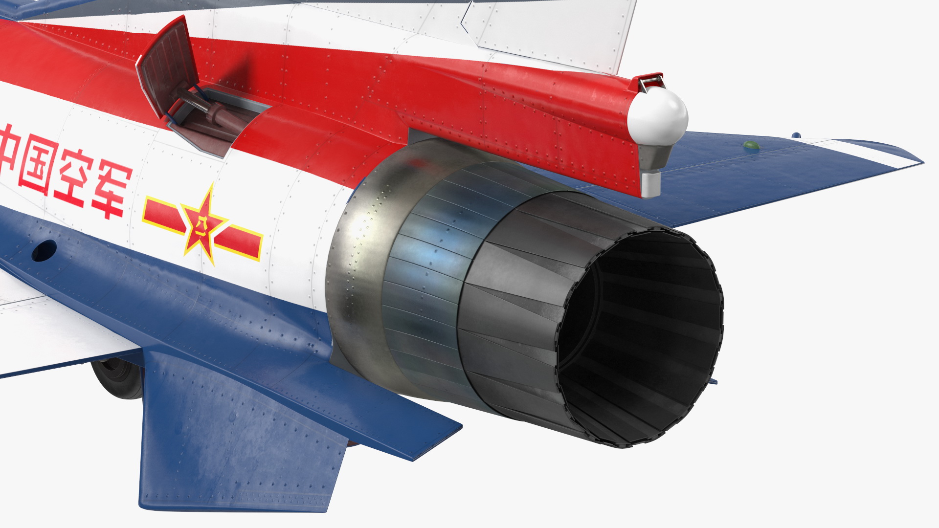 3D model PLAAF J10 Vigorous Dragon Aerobatic Team