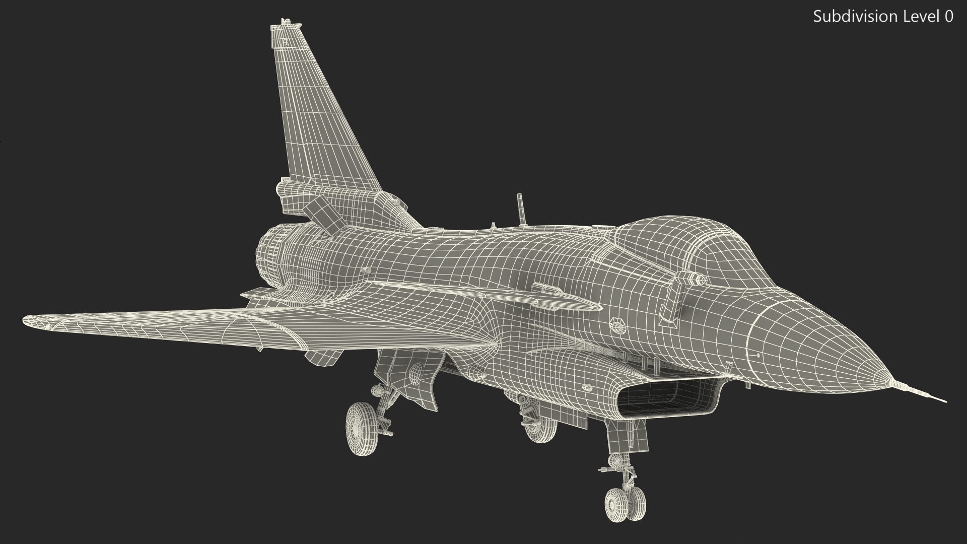 3D model PLAAF J10 Vigorous Dragon Aerobatic Team