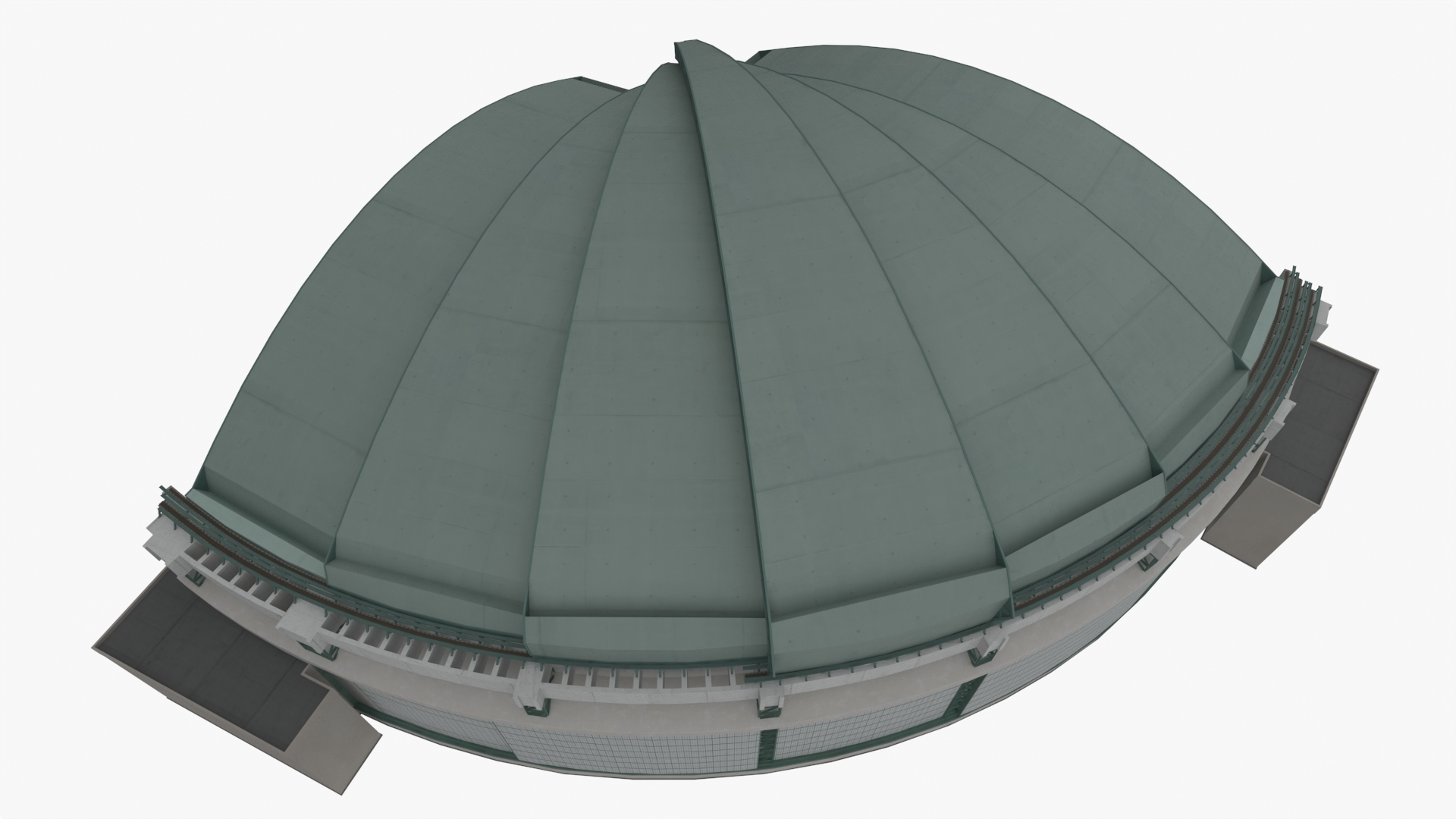 Stadium with Retractable Roof 3D model