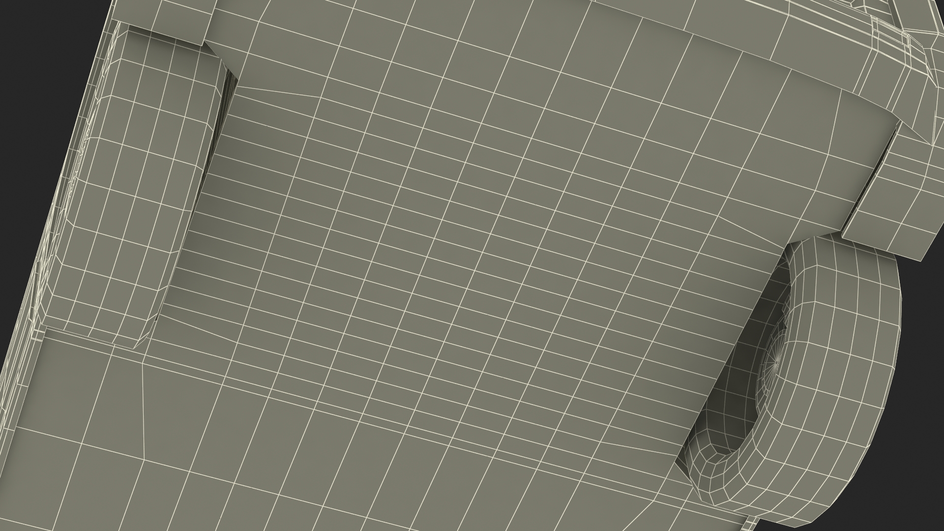 White Transporter Opel Vivaro 3D model
