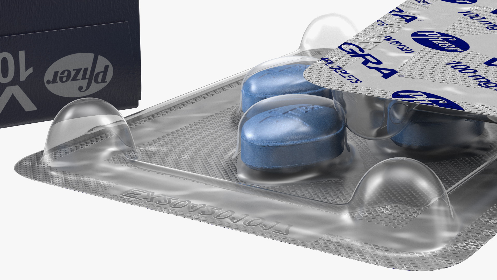 3D Bunch of Viagra Pills