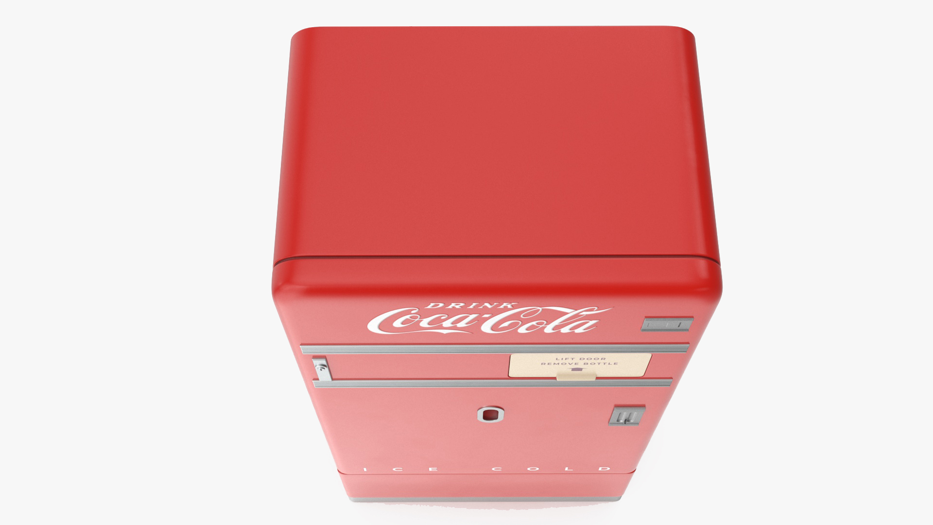 3D Vintage Coca Cola Vending Machine model