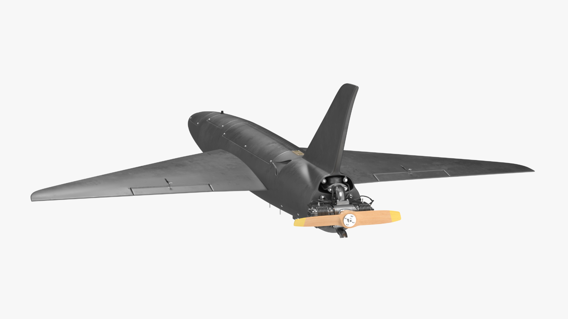 Air Drone Kamikaze Black 3D model