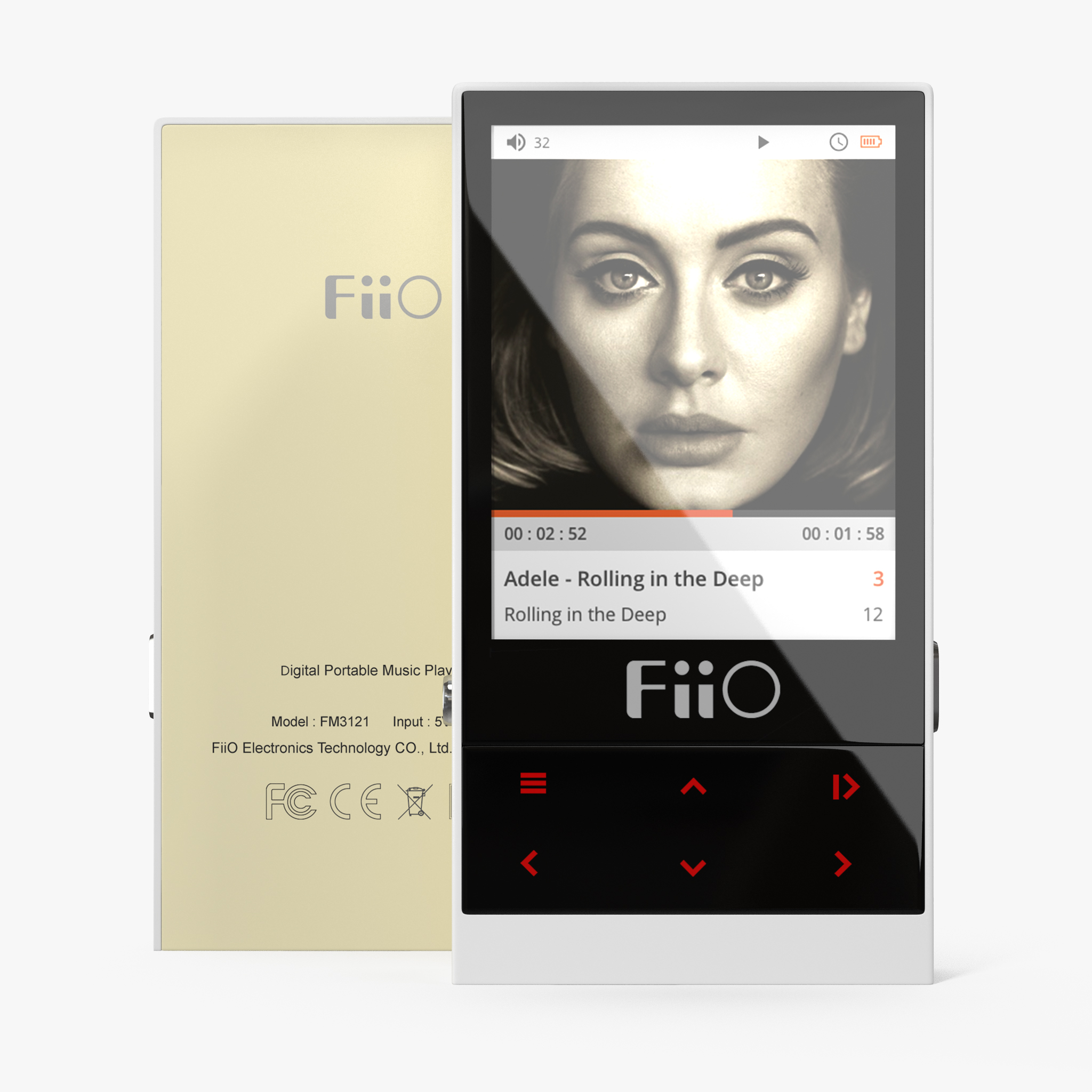 Portable Digital Music Player Fiio M3 3D Model