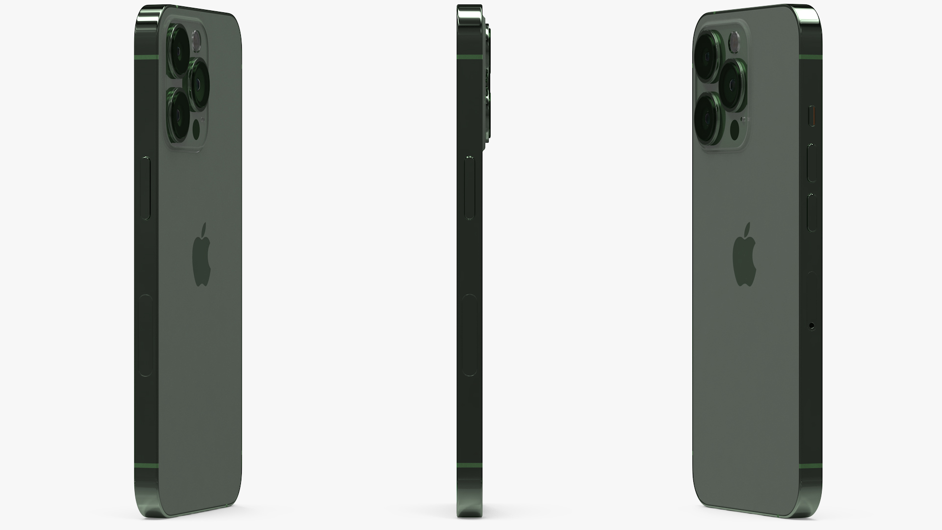 Apple iPhone 13 Pro Alpine Green 3D