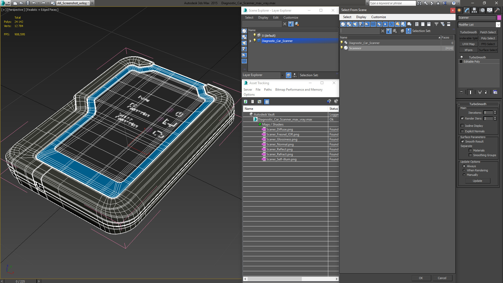Diagnostic Car Scanner 3D