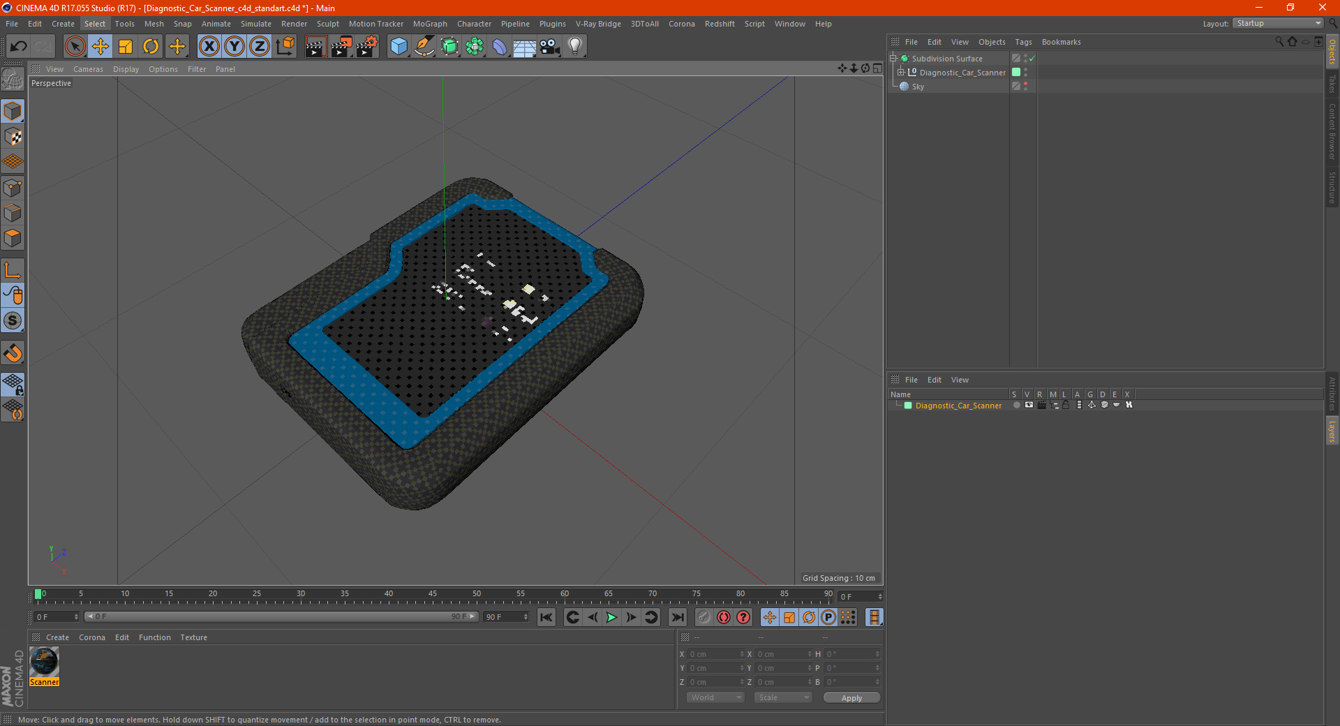 Diagnostic Car Scanner 3D
