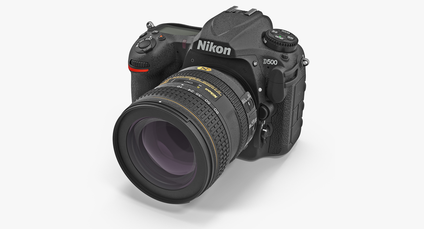 3D model Nikon D500