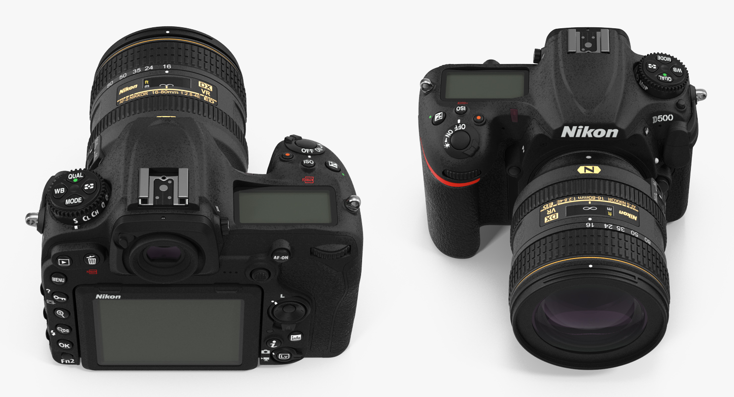 3D model Nikon D500