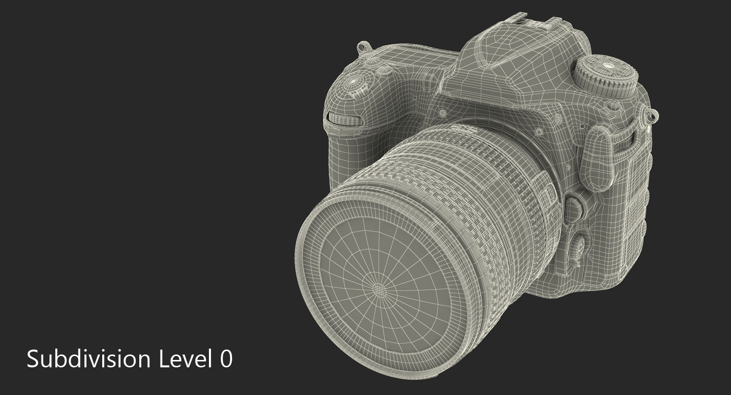 3D model Nikon D500
