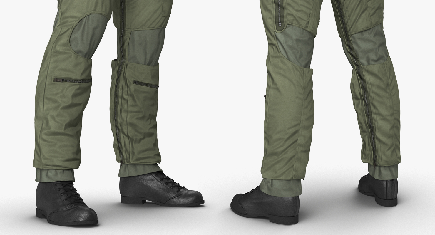3D Military Jet Fighter Pilot Rigged model